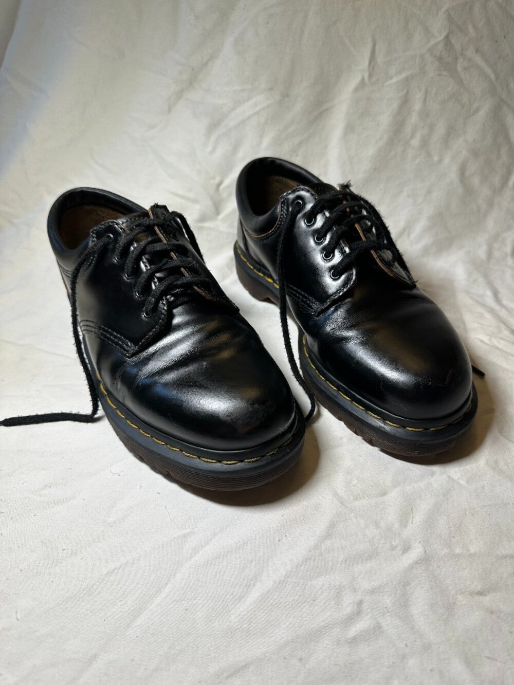 Doc Martens/Dr. Martens - 8053 Leather Platform Casual Shoes - Size 10 Men